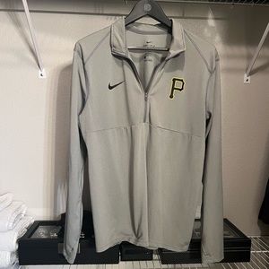Nike Dri Fit Pittsburgh Pirates 1/4 Zip Jacket NWOT Mens L